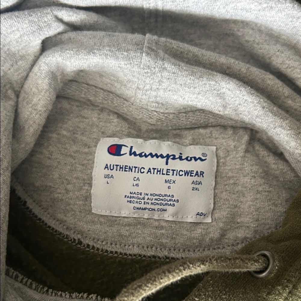 Champion Men's Forest Green Hoodie - Picture 5 of 7